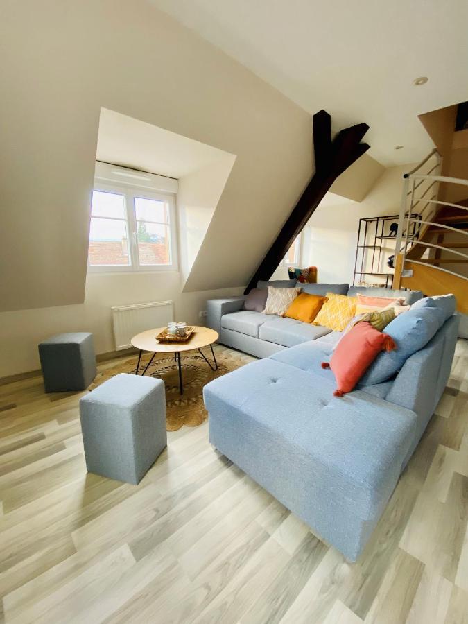 L'Envolee Alsacienne - Magnifique Appartement En Duplex Ostheim Exterior foto