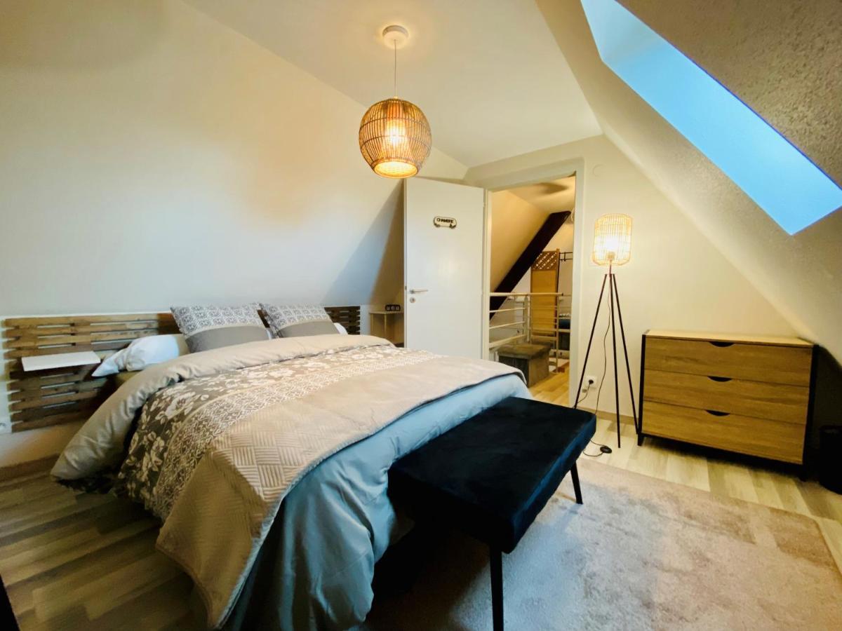 L'Envolee Alsacienne - Magnifique Appartement En Duplex Ostheim Exterior foto
